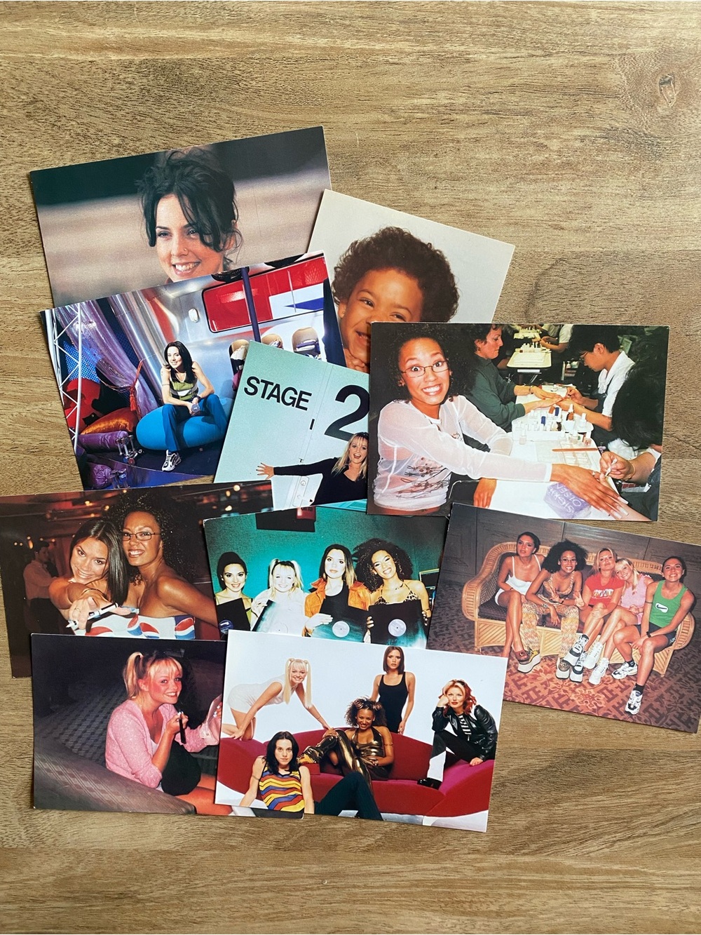 10 Official Spice Girls Collectable Pictures